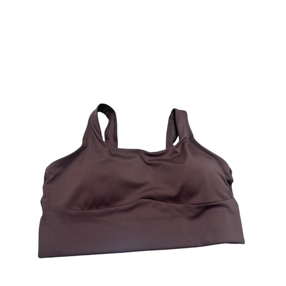 Gymshark Longline Sports Bra Truffle Brown NWT - Picture 1 of 7
